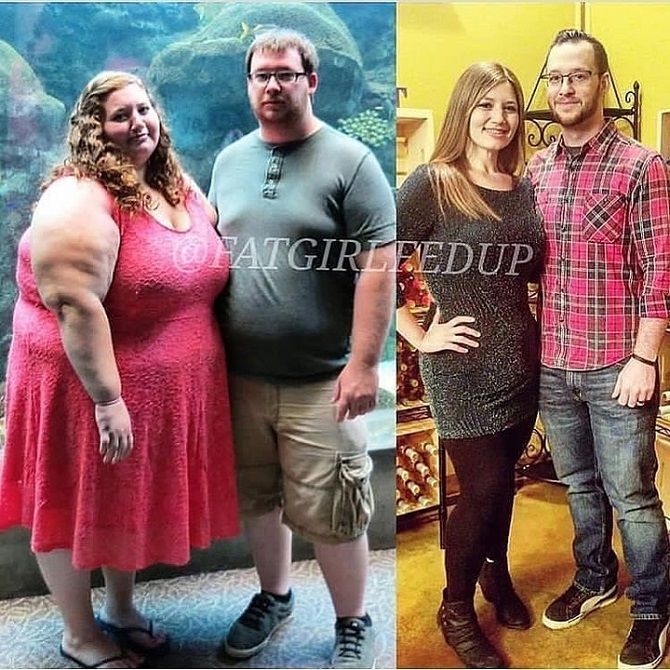 схуднення до і після