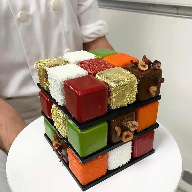 торт кубик рубик