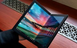 Lenovo выпустит первый в мире ноутбук с гибким экраном