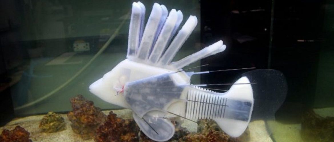Мягкая рыба-робот с электрической кровью в качестве источника питания