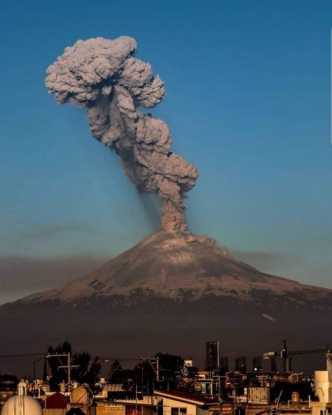 Vulkan Popocatepetl, Mexiko