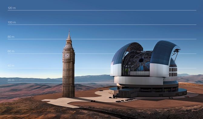 телескоп в Чили 