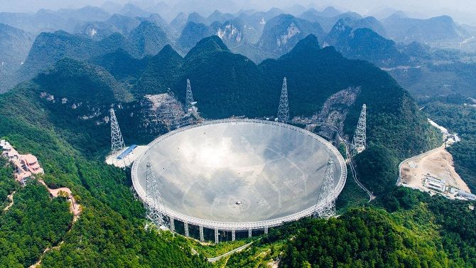 радиотелескоп в Китае