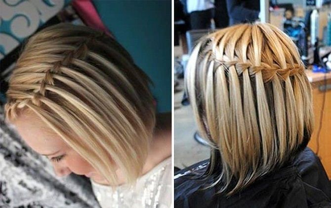 Waterfall braid