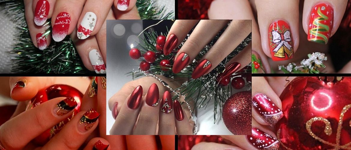 Червоний манікюр на Новий рік: кращі ідеї яскравого дизайну нігтів