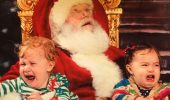 10 детей, которые очень сильно испугались Деда Мороза