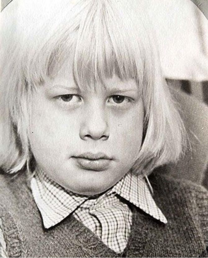 премьер-министр Великобритании Борис Джонсон в детстве
