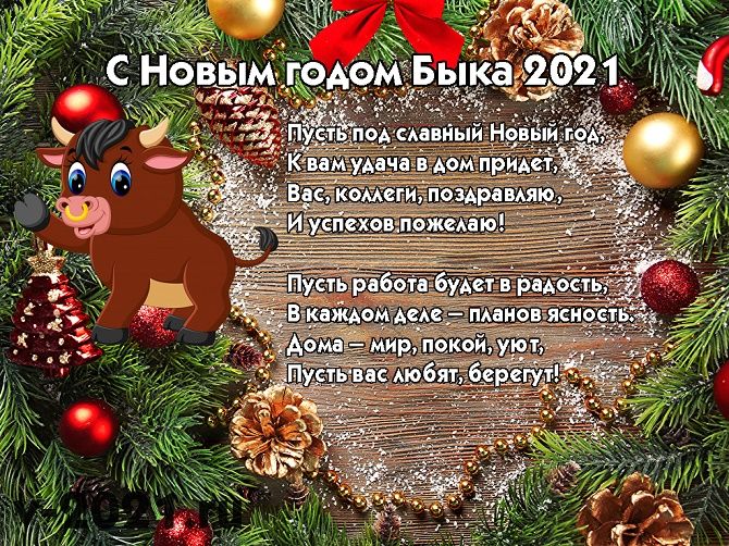 Смешные поздравления на Новый год 2021 в картинках 2