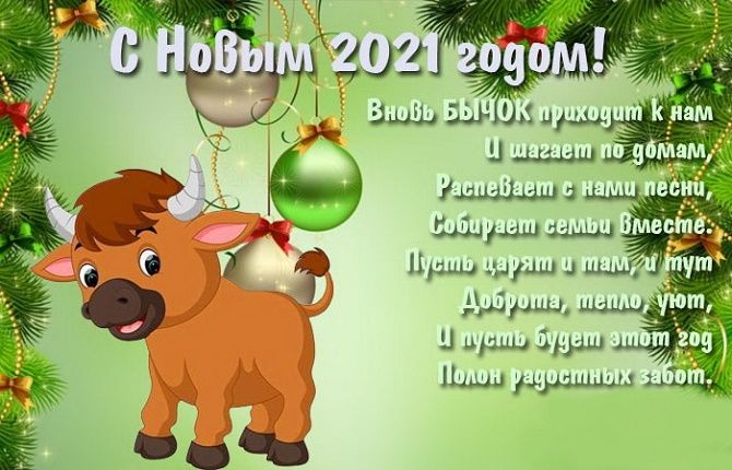 Смешные поздравления на Новый год 2021 в картинках 3