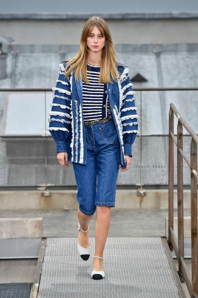 Denim and Bermuda shorts