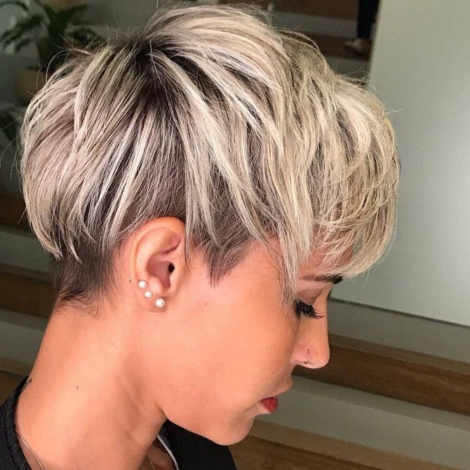 Stylish women's haircut for short hair 2020