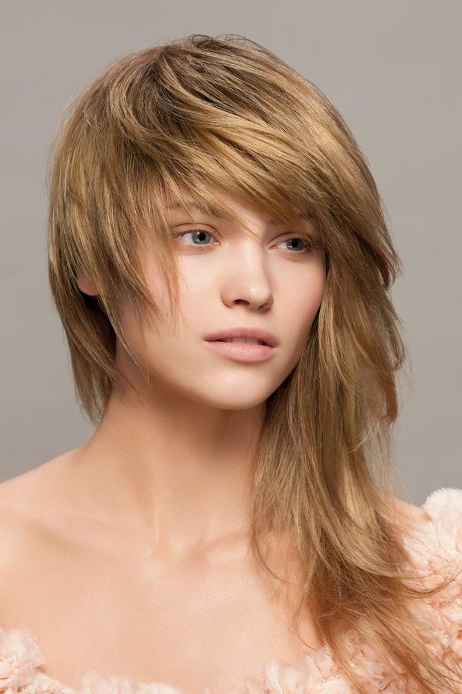 Asymmetric fashion haircuts for long hair2020