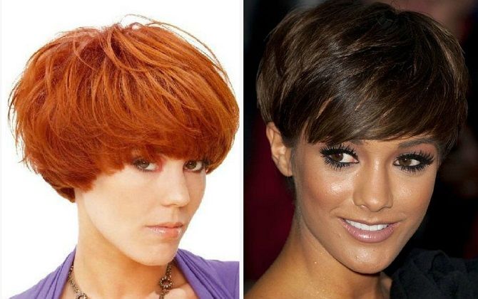 New women's haircuts 2020: mushroom cut
