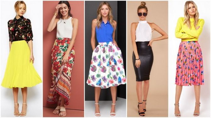 fashionable skirt print