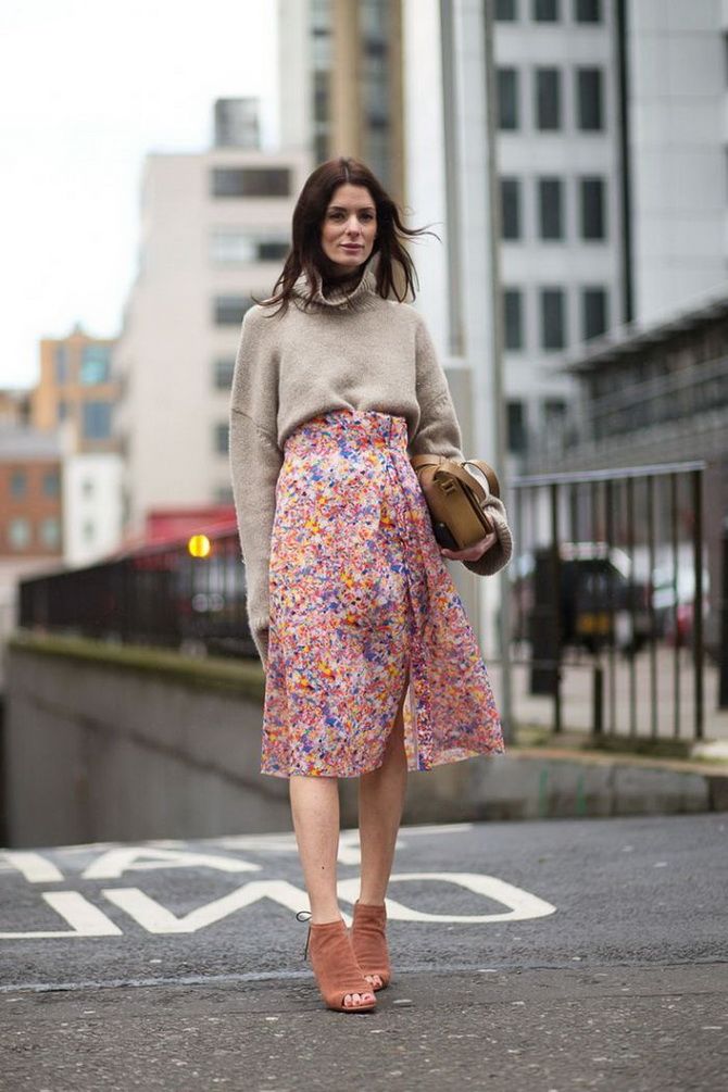 skirt in a flower