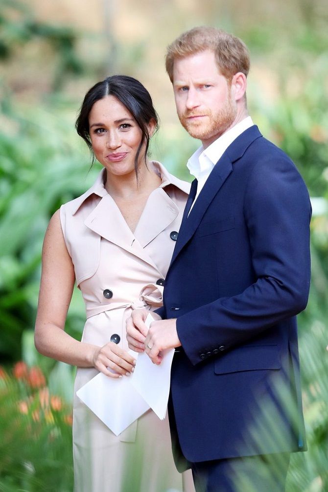 of Duke and Duchess of Sussex photo