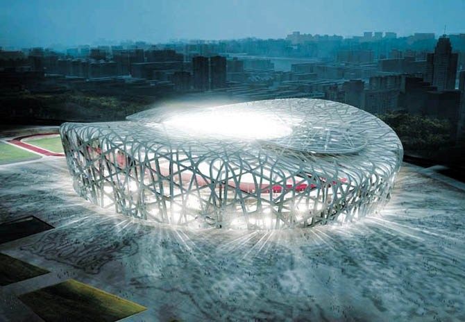 Стадион Птичье гнездо в Пекине: чемпион для олимпийских рекордов 7