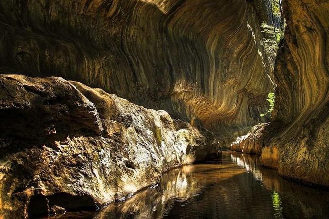 Bewegliche Höhle in Rumänien
