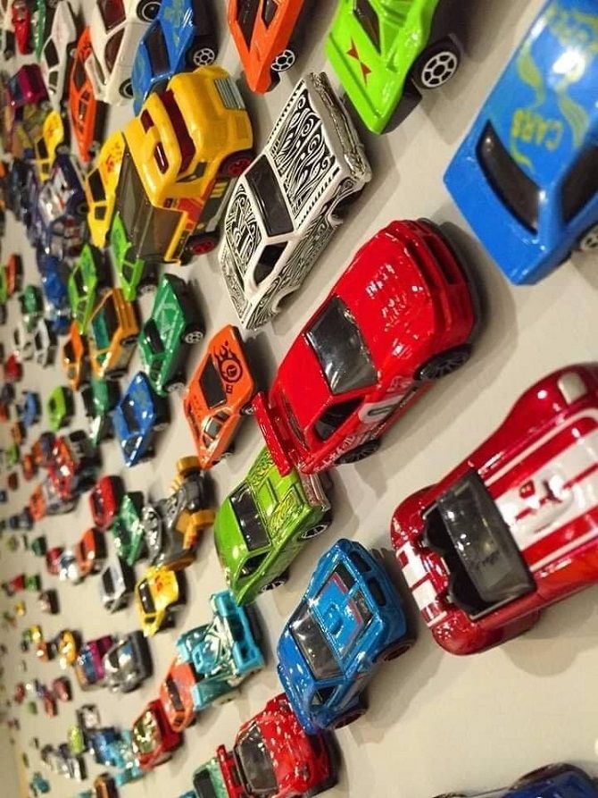 cars on the wall