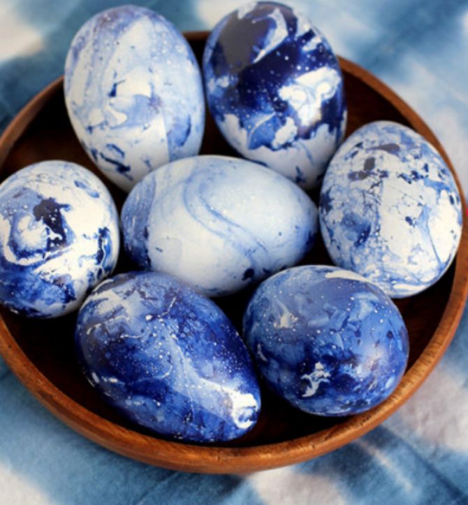 яйца Голубой мрамор