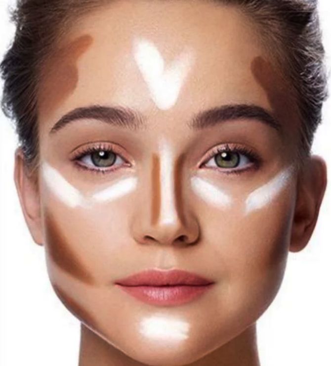 nose contour makeup