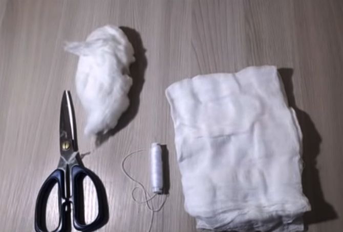 Як зшити маску з марлі 