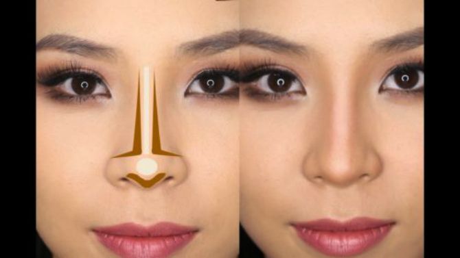 how to make your nose look thinner