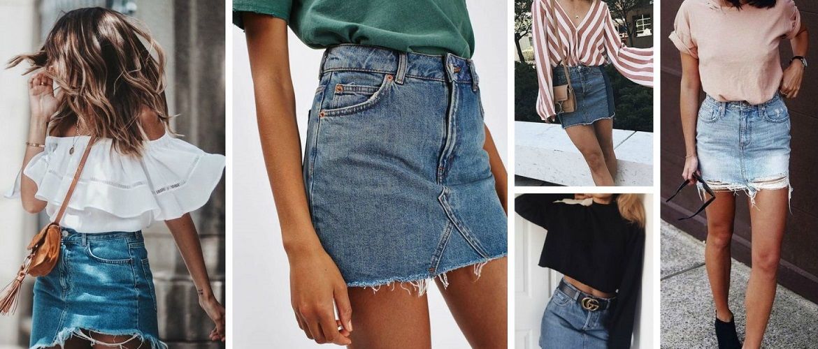 How to wear a denim skirt: the most relevant trends of 2023-2024