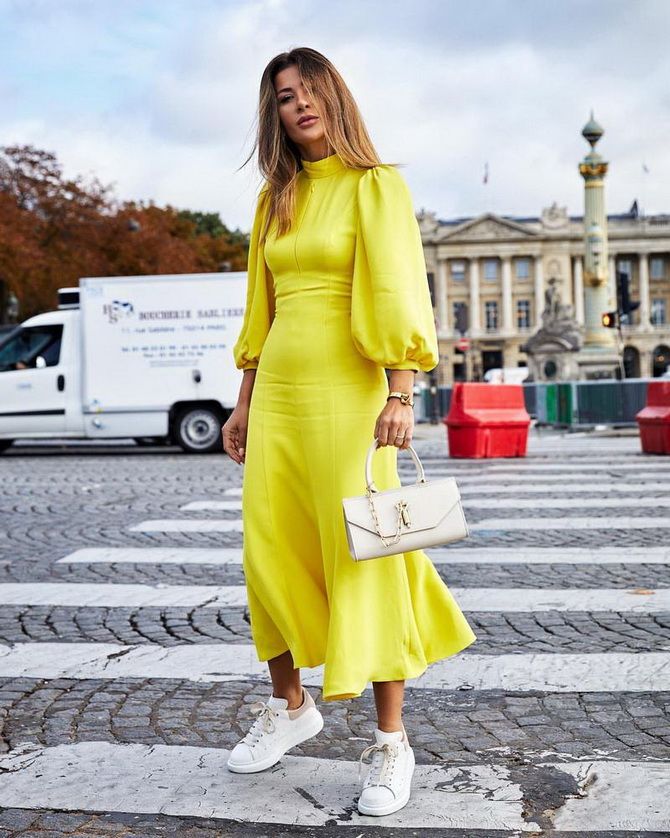 Dress with outlet canvas shoes