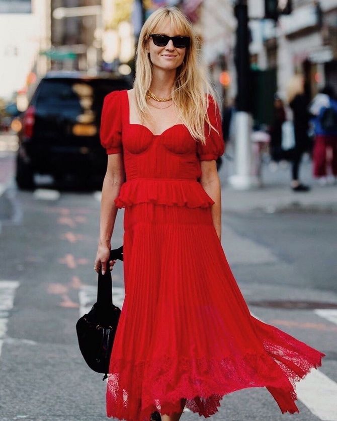 червона літня сукня 