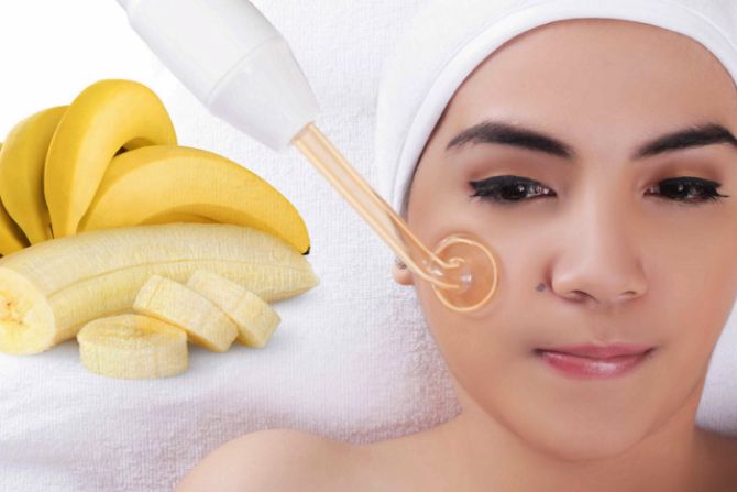 Бананова маска для обличчя