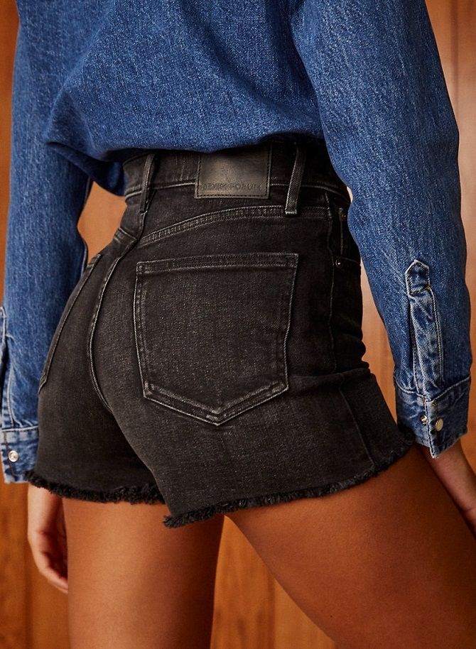 Denim shorts in 2021-2022: look stylish and trendy 4