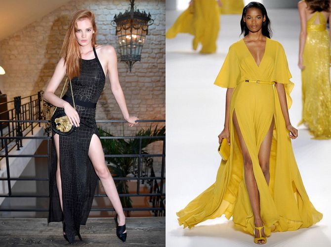 Модні сукні з розрізом: кращі фасони і силуети 2021-2022 року 18
