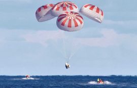 Миссия выполнена: астронавты из экипажа SpaceX вернулись на Землю