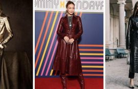 Leather coats 2020-2021: fashionable autumn outfits