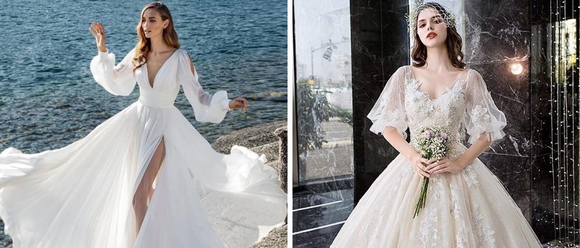 Модні весільні сукні з рукавами 2021-2022