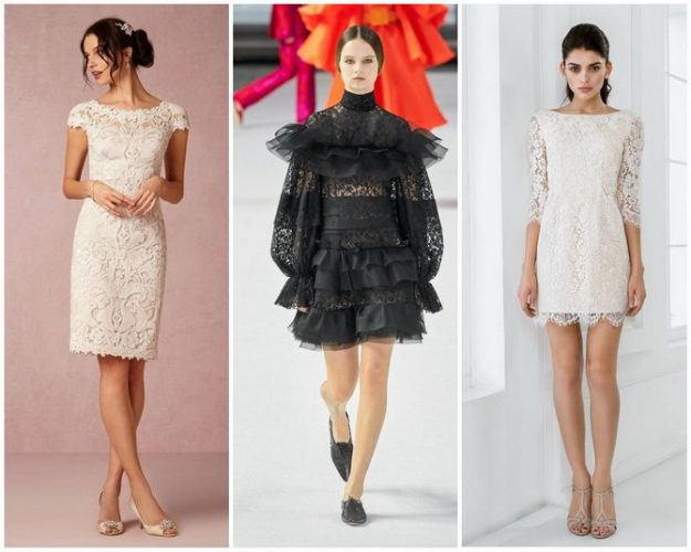 Модные кружевные платья 2020-2021: новинки, тренды, фасоны, фото