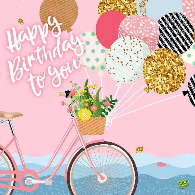 Happy Birthday Card For Woman