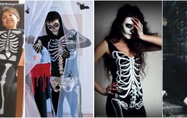 Show the bones: DIY Halloween skeleton costume