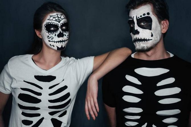 Show the bones: DIY Halloween skeleton costume 21