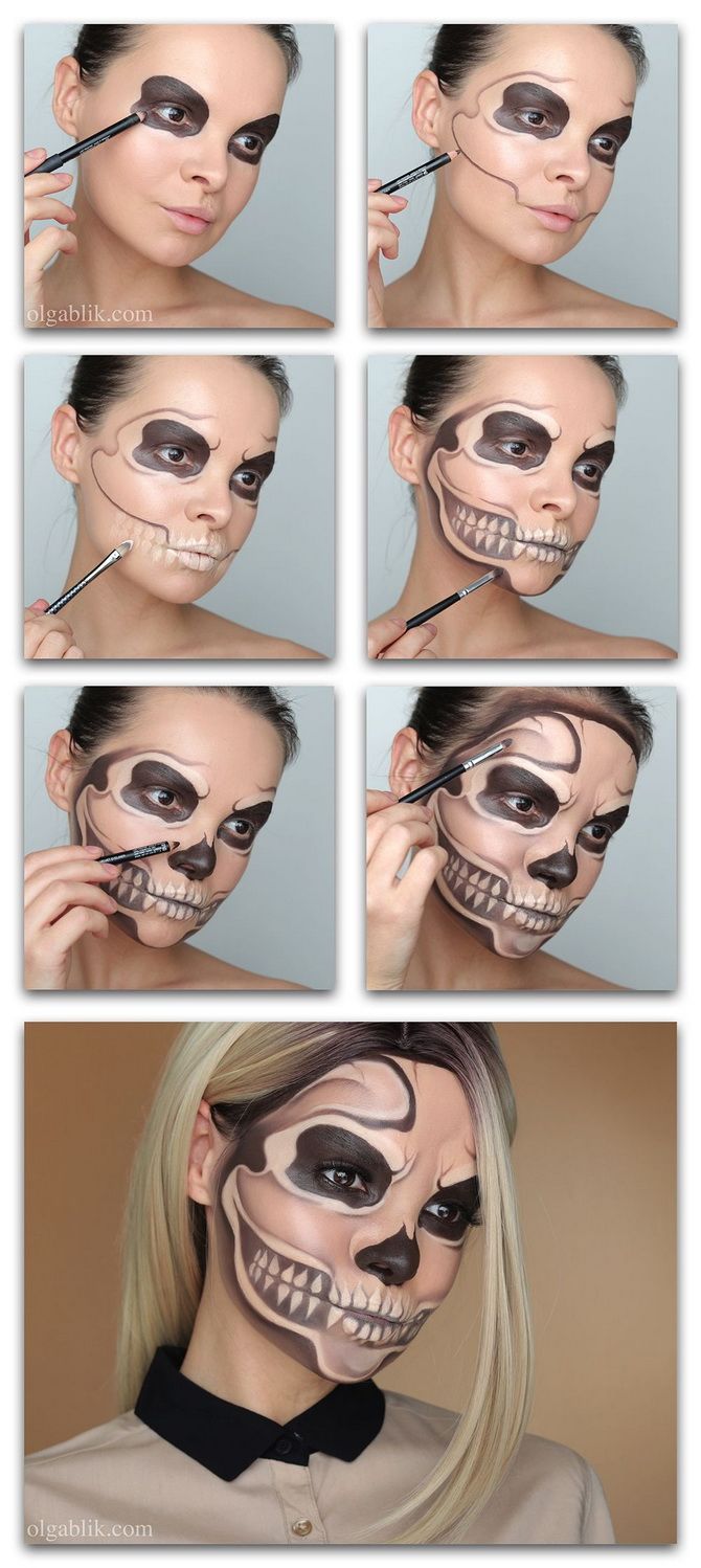 Show the bones: DIY Halloween skeleton costume 26