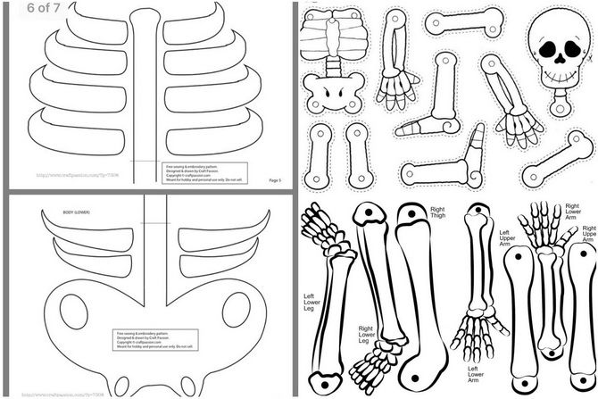 Show the bones: DIY Halloween skeleton costume 5