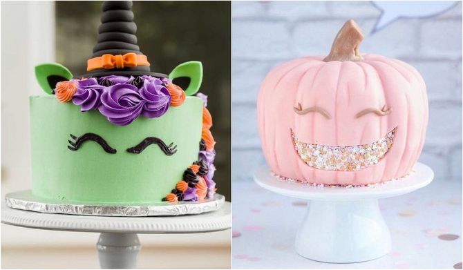 Торт на Хэллоуин: варианты украшения «ужасного» десерта 18