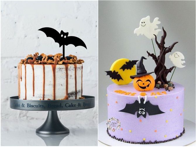 Торт на Хэллоуин: варианты украшения «ужасного» десерта 8