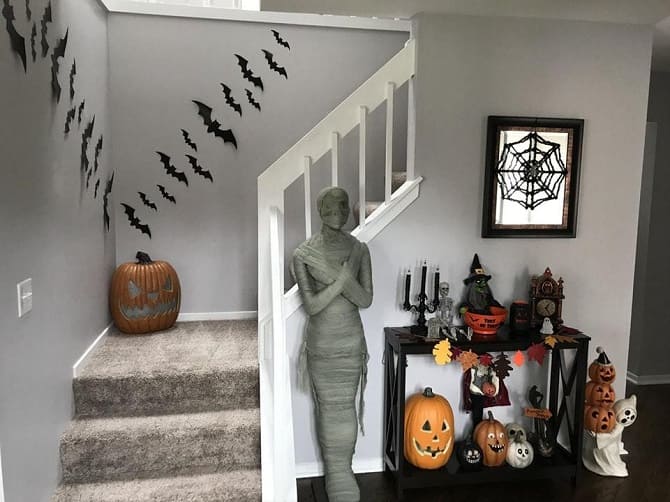 Комната страха: украшаем домашний интерьер на Хэллоуин 2023 3