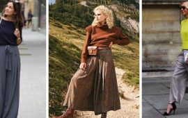 Спідниця-штани – як носити в сезоні осінь-зима 2020-2021