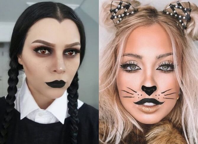 Легкий макияж на Хэллоуин: самые крутые идеи для взрослых и детей 2