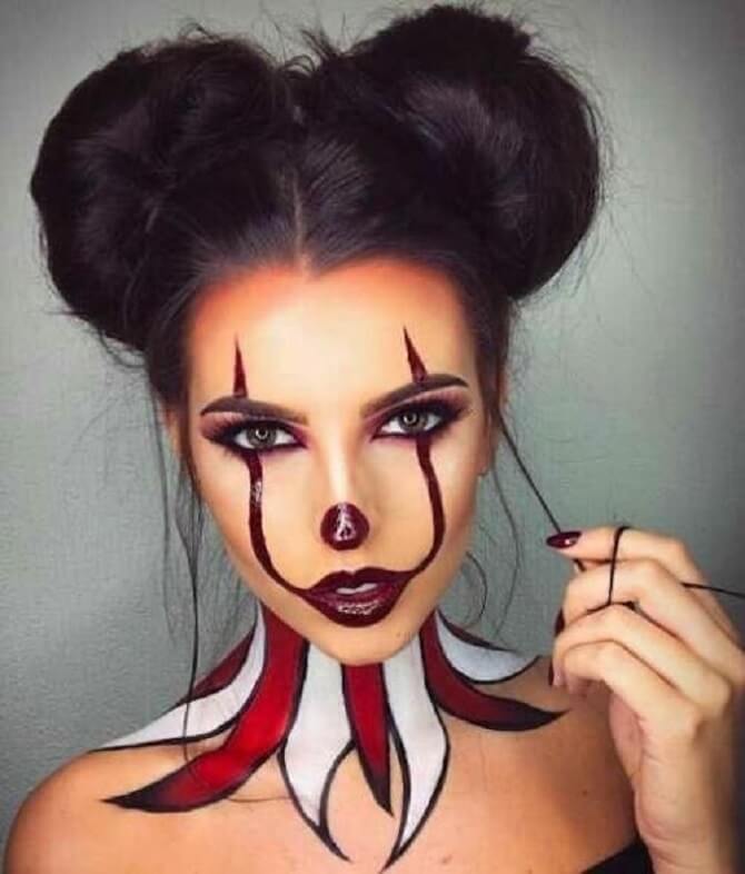 Легкий макияж на Хэллоуин: самые крутые идеи для взрослых и детей 24