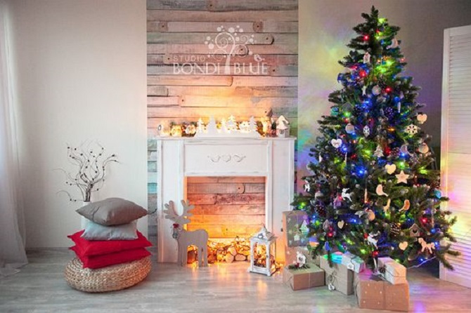 DIY fireplace: a selection of ideas to make your home cozy for the New Year 2024 2