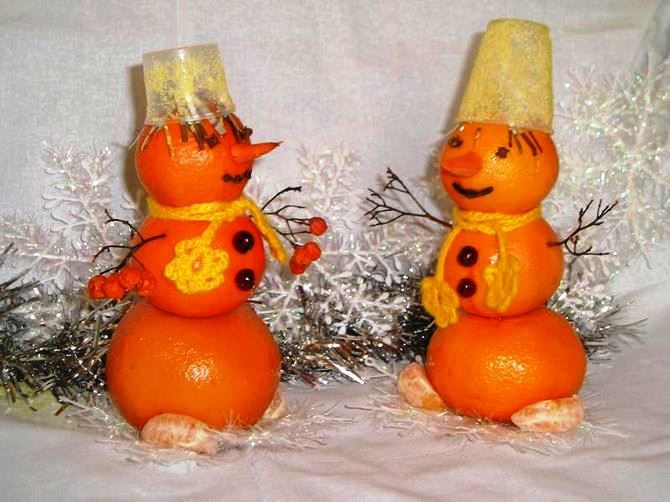 Новогодний декор из мандаринов: 7 необычных идей 3